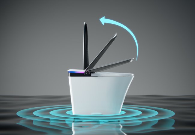 Microwave induction flip cover