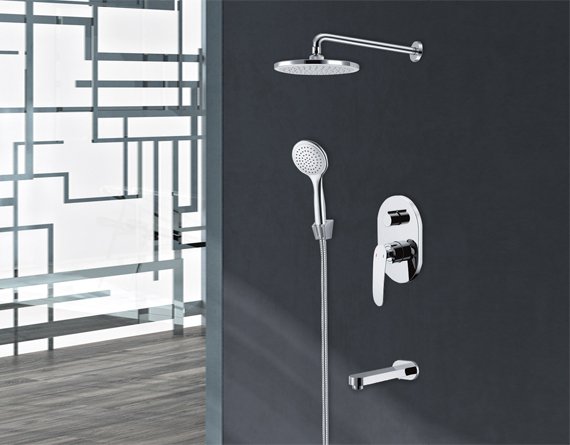 Circular Concealed 3 Function Shower System