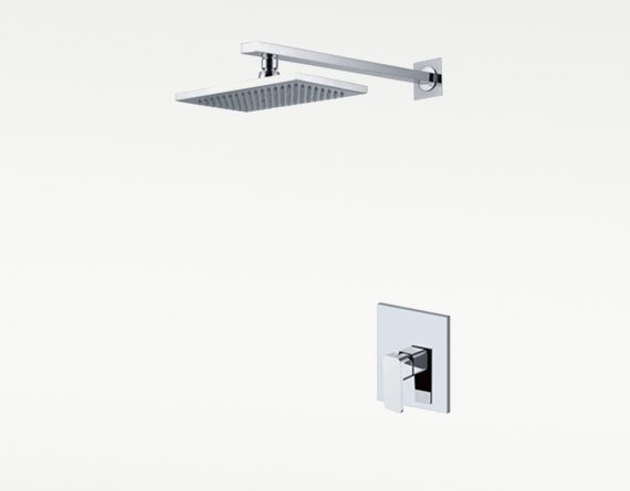 Concealed 3 Way Shower Set with Knob and Handle