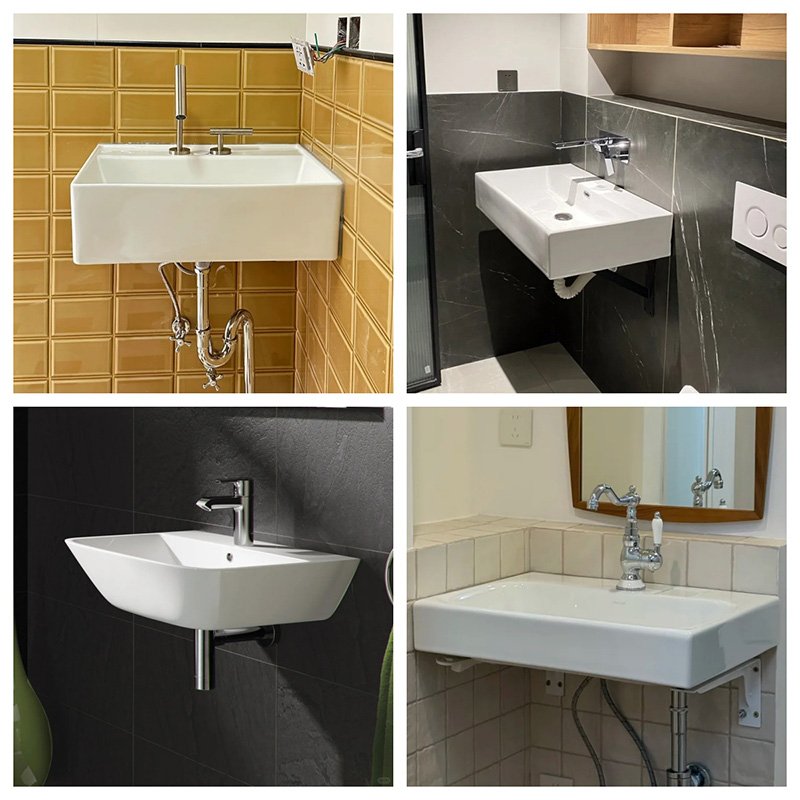 Artificial Stone Integrated Bathroom Basin